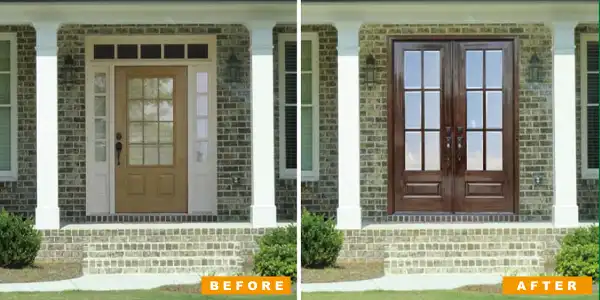 Convert Single Door to Double Door