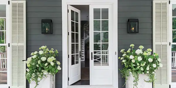 Wood Clad French Doors